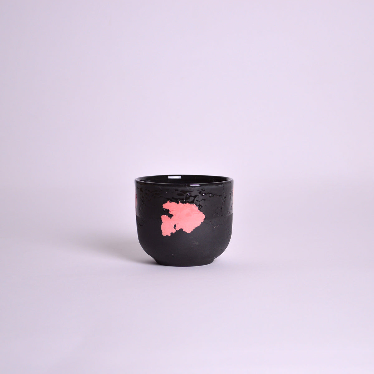 Patch cup - black,pink