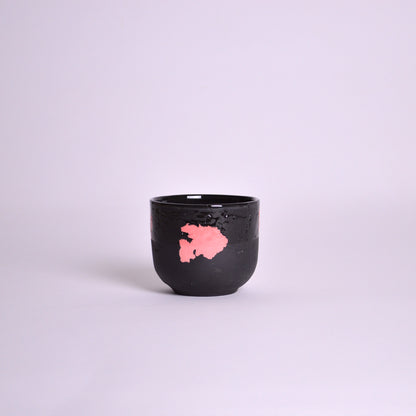 Patch cup - black,pink