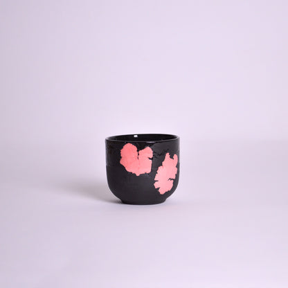 Patch cup - black,pink