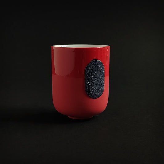 Grip cup red&dark blue