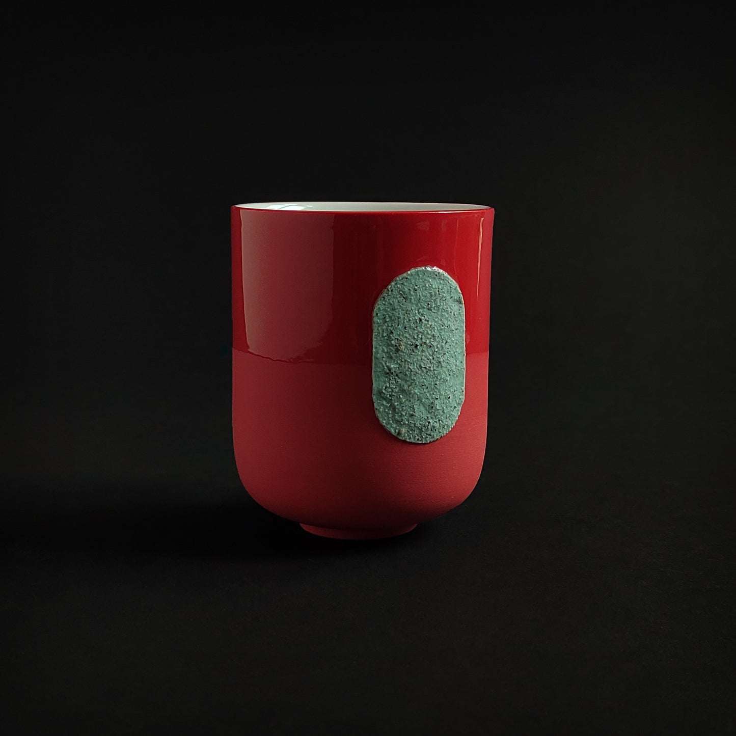 Grip cup -  red & mint
